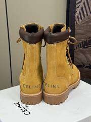 Kitlife Celine Beige Velvet Leather High Boots  - 2