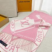 Kitlife Louis Vuitton Lock And Keys Scarf Pink & White 215x45cm - 4