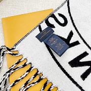 Kitlife Louis Vuitton Lock And Keys Scarf Black & White 215x45cm - 6