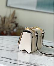 Kitlife Louis Vuitton Twist Lock Braided Chain Bag Cream M50332 19x15x9cm - 3