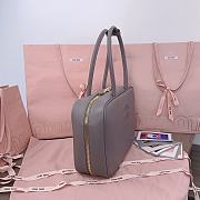 Kitlife Miu Miu Brown Leather Beau Handle Bag 5BB117 34x23x12cm  - 5