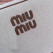 Kitlife Miu Miu Beau Brown Leather-trimmed Canvas Handle Bag 5BB117 34x23x12cm - 2