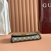 Kitlife Gucci Blondie Wallet On Chain In Beige And Ebony Supreme 725215 21x10.5cm - 5