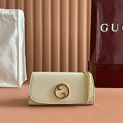 Kitlife Gucci Blondie Wallet On Chain In White 725215 21x10.5cm - 1