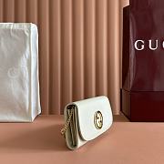 Kitlife Gucci Blondie Wallet On Chain In White 725215 21x10.5cm - 6