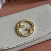 Kitlife Gucci Blondie Wallet On Chain In White 725215 21x10.5cm - 2