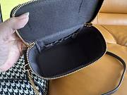 Kitlife Fendi Brown FF Jacquard Vanity Bag 16x8x11cm - 6