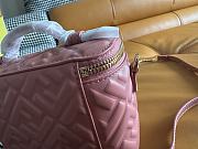 Kitlife Fendi Pink Nappa Leather Vanity Bag 16x8x11cm - 2