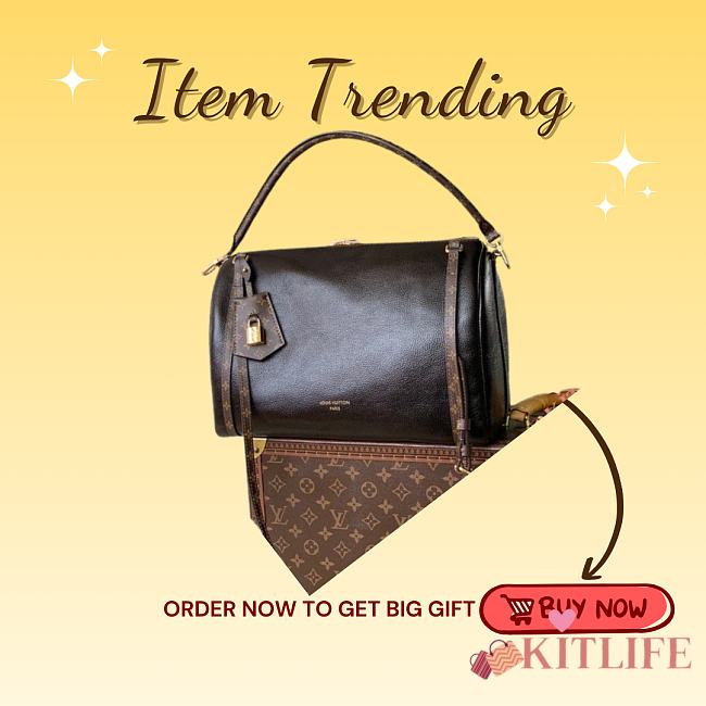 Kitlife Louis Vuitton Express MM Bag Brown Leather M26359 36x24x18.5cm - 1