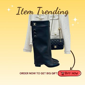 kitlife Chanel boots black 32