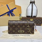 Kitlife Louis Vuitton LiLy Woc Monogram Brown Bag M82509 20.5×10×3.5cm - 1