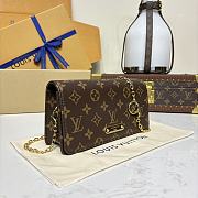 Kitlife Louis Vuitton LiLy Woc Monogram Brown Bag M82509 20.5×10×3.5cm - 6