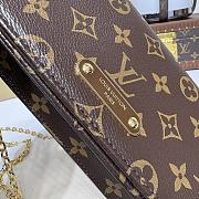 Kitlife Louis Vuitton LiLy Woc Monogram Brown Bag M82509 20.5×10×3.5cm - 3