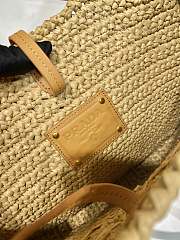 Kitlife Prada Straw Woven Shoulder Bag 1BG186 30x24x4.5cm - 6