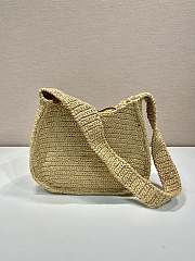Kitlife Prada Straw Woven Shoulder Bag 1BG186 30x24x4.5cm - 3