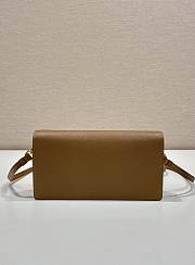Kitlife Prada Saffiano Brown Leather Mini Bag 1NF059 18x9.5x3cm - 2
