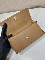 Kitlife Prada Saffiano Brown Leather Mini Bag 1NF059 18x9.5x3cm - 3