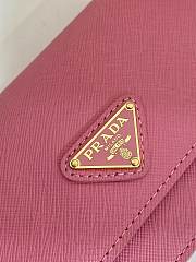 Kitlife Prada Saffiano Pink Leather Mini Bag 1NF059 18x9.5x3cm - 2