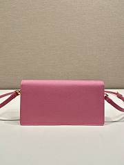 Kitlife Prada Saffiano Pink Leather Mini Bag 1NF059 18x9.5x3cm - 4