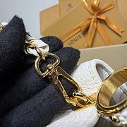 Kitlife Louis Vuitton Capucines Nano Bag Cream M25611 16.3x11x6.5cm - 5