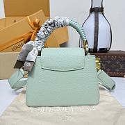 Kitlife Louis Vuitton Capucines Mini Bag Jade Green M15157 21x13.6x8cm - 4