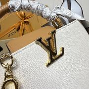Kitlife Louis Vuitton Capucines BB Bag Cream & Arizona Beige M25466 27x17.3x9cm - 2