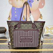 Kitlife Louis Vuitton Neverfull Inside Out MM Bag Burgundy M25663 31x28x14cm - 1