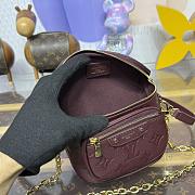 Kitlife Louis Vuitton Mini Bumbag Burgundy M25905 17x12x9.5cm - 6
