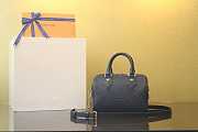 Kitlife Louis Vuitton Speedy Bandouliere 20 Bag Black Monogram Empreinte Leather M58953 20.5x13.5x12cm  - 1