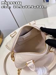 Kitlife Louis Vuitton Speedy Bandouliere 20 Bag Cream Monogram Empreinte Leather M58954 20.5x13.5x12cm  - 3