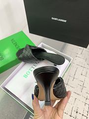 Kitlife Bottega Veneta Blink High-heeled Mules in Black - 5