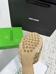 Kitlife Bottega Veneta Blink High-heeled Mules in Gold - 5