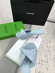 Kitlife Bottega Veneta Blink High-heeled Mules in Blue - 6