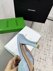 Kitlife Bottega Veneta Blink High-heeled Mules in Blue - 4