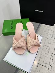Kitlife Bottega Veneta Blink High-heeled Mules in Light Pink - 1