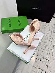 Kitlife Bottega Veneta Blink High-heeled Mules in Light Pink - 6