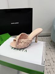 Kitlife Bottega Veneta Blink High-heeled Mules in Light Pink - 3