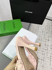 Kitlife Bottega Veneta Blink High-heeled Mules in Light Pink - 2