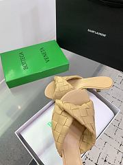 Kitlife Bottega Veneta Blink High-heeled Mules in Beige - 6