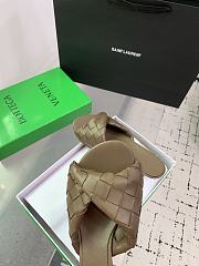 Kitlife Bottega Veneta Blink High-heeled Mules in Olive Brown - 3