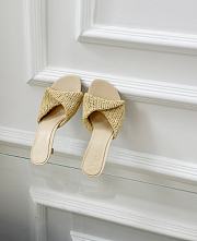 Kitlife Bottega Veneta Blink Mules Raffia Natural - 5