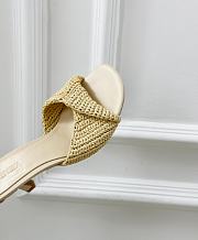 Kitlife Bottega Veneta Blink Mules Raffia Natural - 4