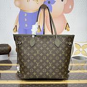 Kitlife Louis Vuitton Neverfull Inside Out MM Bag Grey M25664 31x28x14cm  - 6