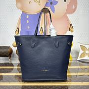 Kitlife Louis Vuitton Neverfull Inside Out MM Bag Blue Navy M25664 31x28x14cm - 6