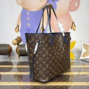 Kitlife Louis Vuitton Neverfull Inside Out MM Bag Blue Navy M25664 31x28x14cm - 3