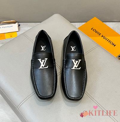 Kitlife Louis Vuitton Men's Gommino Shoes Black  - 1
