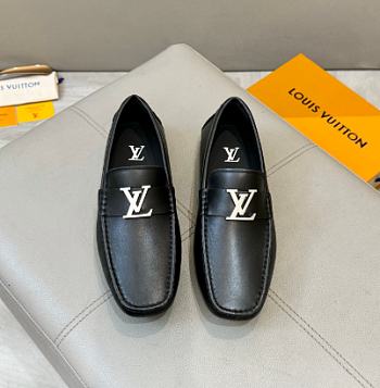 Kitlife Louis Vuitton Men's Gommino Shoes Black 