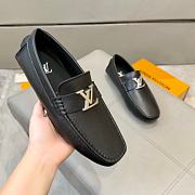 Kitlife Louis Vuitton Men's Gommino Shoes Black  - 6