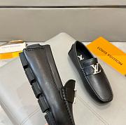 Kitlife Louis Vuitton Men's Gommino Shoes Black  - 4