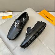 Kitlife Louis Vuitton Men's Gommino Shoes Black  - 2